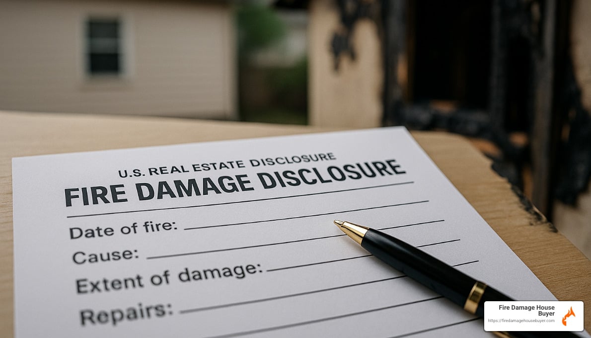 fire damage disclosure document - How to Sell a Fire-Damaged House