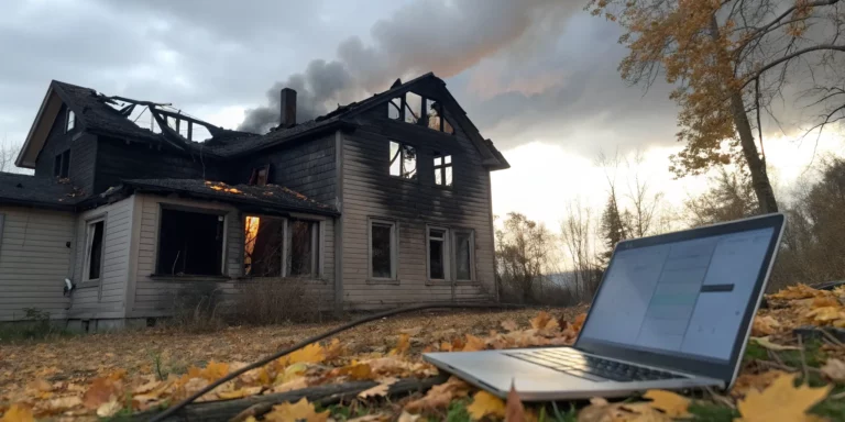 How to price a fire damaged house using a repair cost calculator.