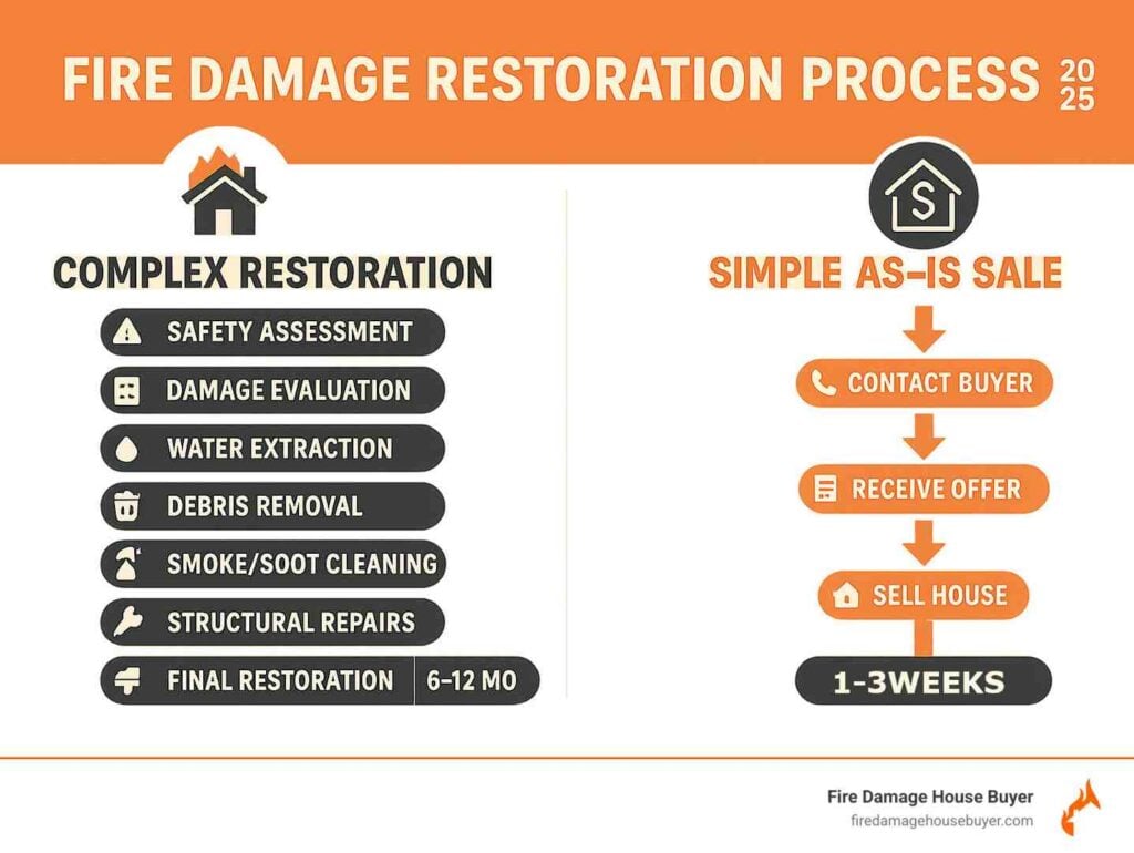 what to do after a house fire with no insurance​