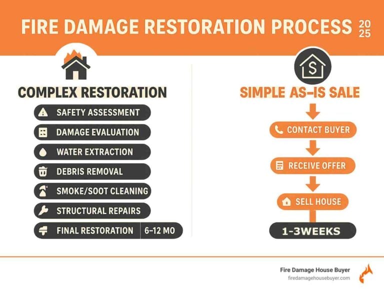 what to do after a house fire with no insurance​