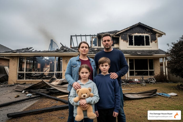 how to help a family whose house burned down​